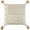 Beige, variant on 20"x20" Oversize Poly Filled Color Block Square Throw Pillow : Indoor/Outdoor, Zipper Closure, Farmhouse Style