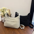 thumbnail image 5 of Faraee Crossbody Bag for Women Nylon Waterproof Shoulder Purse Large Capacity Messenger Bag Lightweight Antitheft Casual Pocketbooks Khaki, 5 of 9