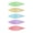 Fruit Green, Fruit Yellow, Fruit Blue, Fruit Purple, Fruit Pink, variant on Rupoun 5 Pieces Tatting Shuttle Sets Plastic Hand DIY Lacemaking Craft Tool Sewing Accessories Kit 12309 Fruit Green Yellow White Violet Pink for Adult Handcrafts (3.15 inches / 8 cm)
