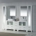 thumbnail image 3 of 102" Freestanding Bathroom Vanity Cabinet - Glossy White, 3 of 7