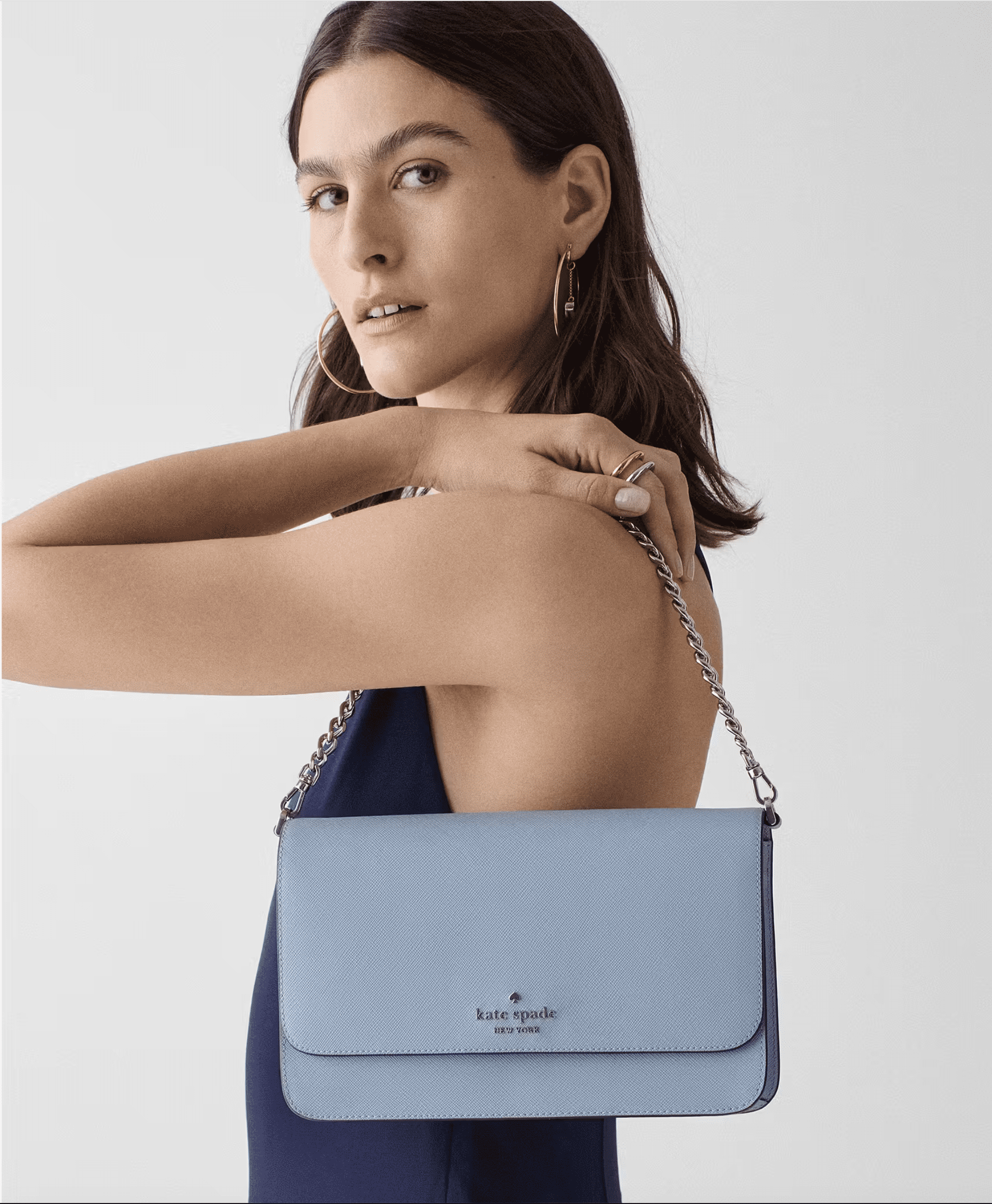 Kate Spade New York Madison Willow Crossbody Bag, Style KN603 – Saffiano PVC, Adjustable Strap, Compact Everyday Purse