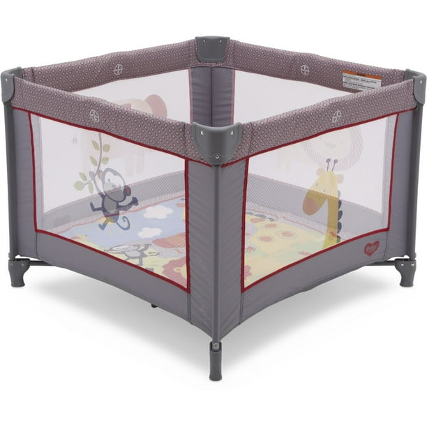 Delta Children 36 X 36 Portable Playard Fun In The Jungle Walmart Com Walmart Com