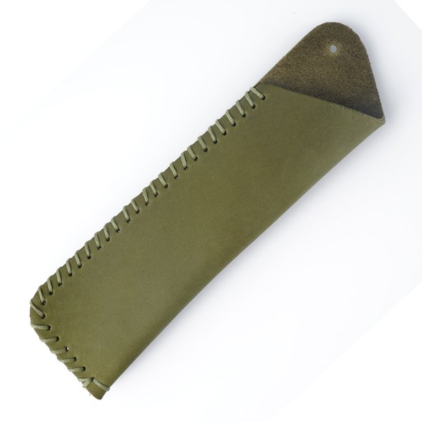 Estuche de piel de vaca personalizado retro hecho a mano con capa superior de piel de vaca, estuche protector creativo para regalo