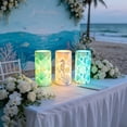 thumbnail image 4 of Hovilon 3-Piece Ocean Themed LED Candles, Battery Operated Flameless Table Lamps with Remote, Seaside Plastic Decorative Lights for Wedding Party Home Centerpiece, Safe Reusable Night Light Set, 4 of 6