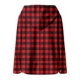thumbnail image 5 of ZHYou Womens Lined Plaid Jackets Drawstring Button Down Hooded Flannel Shirt Warm Coats, 5 of 5