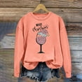 thumbnail image 1 of Qertyioot Pull d'Hiver Mode Femme Imprimé de Noël, Manches Longues Col Rond Chaud Ample Tendance Hauts Tricotés, 1 of 4
