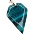 thumbnail image 2 of Jewlery Pendant with Bail: Agate Druzy, Blue, 32 x 70mm, 2 of 2