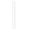 thumbnail image 3 of Ekena Millwork 47"H x 3/8"T Pandora PVC Adjustable Decorative Slat Wall Panel Kit, Unfinished (contains 16 Slats + 1 Straight Edge Starter Slat), 3 of 15