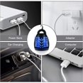 thumbnail image 5 of 2 en 1 Luz de Camping para Matar Mosquitos al Aire Libre IPX6 Impermeable USB Recargable Portátil con Gancho Recargable Exterminador de Moscas Efectivo Adecuado para Balcón Interior Jardín Senderismo, 5 of 5