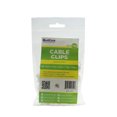 thumbnail image 1 of QualGear 8mm Cable Clips, White, 100 Pack, CC8-W-100-P, 1 of 3