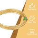 thumbnail image 3 of Alambre de joyería de latón dorado de calibre 18 de 20 pies, 1 mm de grosor, redondo, para manualidades, para hacer abalorios, anillos y otras manualidades de joyería., 3 of 9