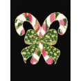 thumbnail image 2 of Playera estampada para mujer, divertida e inspiradora, novedosa, informal, de manga cortaCreative Bow Candy Pattern Printed Women'S Trendy Round Neck Short Sleeve, Simple Casual Sports T-Shirt, Comf, 2 of 6