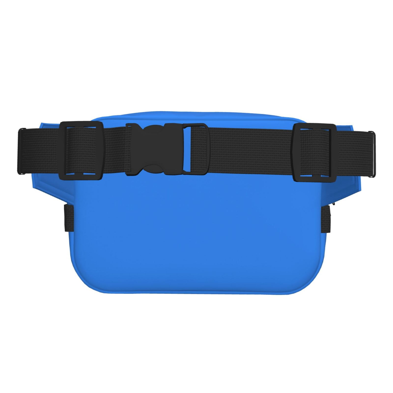Picia Dodgerblue Print Square Double-Layer Waist Bag Mini Adjustable Waist Belt Bag Exercise Running Travel Hiking