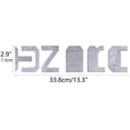 thumbnail image 4 of Brushed Aluminum Silver 6pcs Tailgate Letter Decor Sticker Fit For 2014-2018 Toyota Tundra, 4 of 7