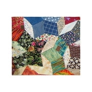 CafePress - Tumbling Blocks Patchwork Quilt Throw Blanket - Soft Fleece Throw Blanket, 50"x60" for All Ages