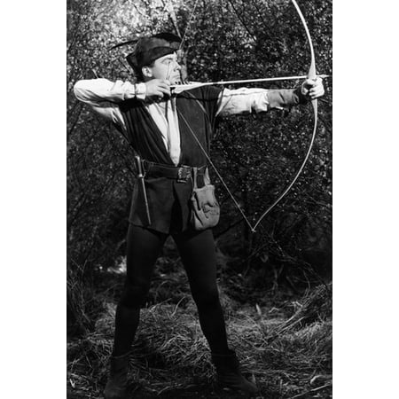 Richard Greene Adventures of Robin Hood 24x36 Poster aiming bow and arrow