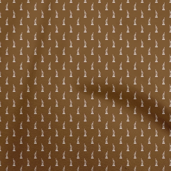 oneOone Viscose Jersey Brown Fabric Quilting Supplies Print Sewing Fabric By The Yard 60 Inch Wide
