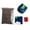 B004- Dinosaur Pattern, variant on Sew Your Own Toys, 3 in Fabric Panels, Cartoon Fish Pattern, Buckwheat Hull Filling, Diy Juggling Ball Kit, Casual Homemade Game, Blue Base, 6 Pc Cut Cloth, 1 Bag Filling