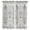 Pearl, Silver Gray, Charcoal, Slate, variant on Ethnic Floral Tier Curtains 36 Inch Length, Vintage Grey Country Leaves Symmetrical Cafe Short Curtains for Bathroom Over Sink, Small Kitchen Curtain Light Filtering Drapes 2 Panels 27.5"Wx36"L