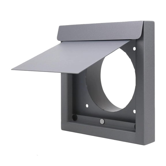 Osdhezcn Universals 4Inch Exterior Dryer Vents Cover Carbon Steel Exterior Wall Vents Hood