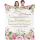 thumbnail image 1 of LHSHID Wedding Gifts Bridal Shower Gifts for Bride and Groom Engagement Gifts for Couple Valentine‘s Day Present for Husband and Wife Newlywed Marriage Prayer Blanket Gifts 60x80in, 1 of 6