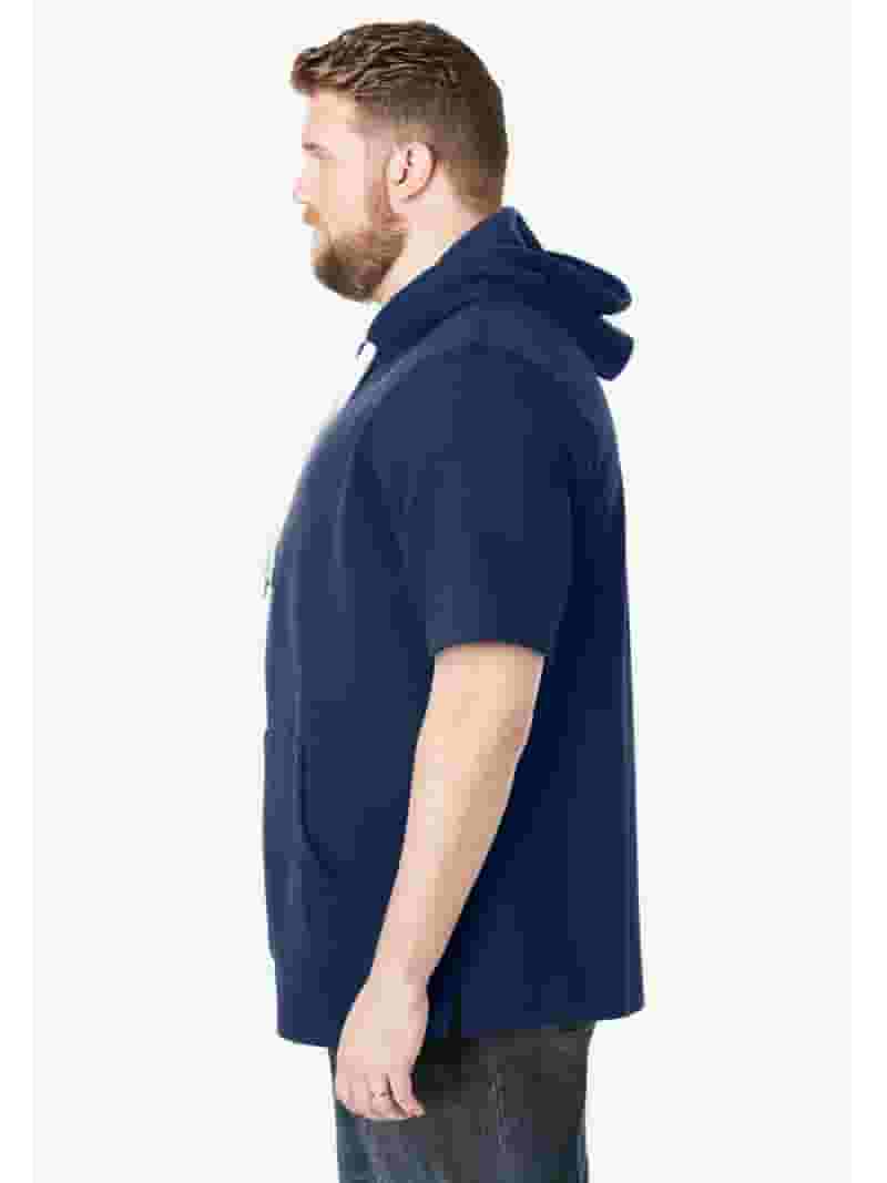 【ポイント10倍】 Men's Blues Liberty Big Walmart.com - Hoodie Short-Sleeve Tall & Clothing