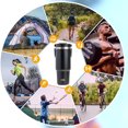 thumbnail image 4 of Taza de viaje de 900ML, aislamiento de doble capa de acero inoxidable para trabajo, campo, Fitness, 4 of 9