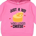 thumbnail image 3 of Inktastic Cheese Lover Kids Toddler Hoodie, 3 of 4