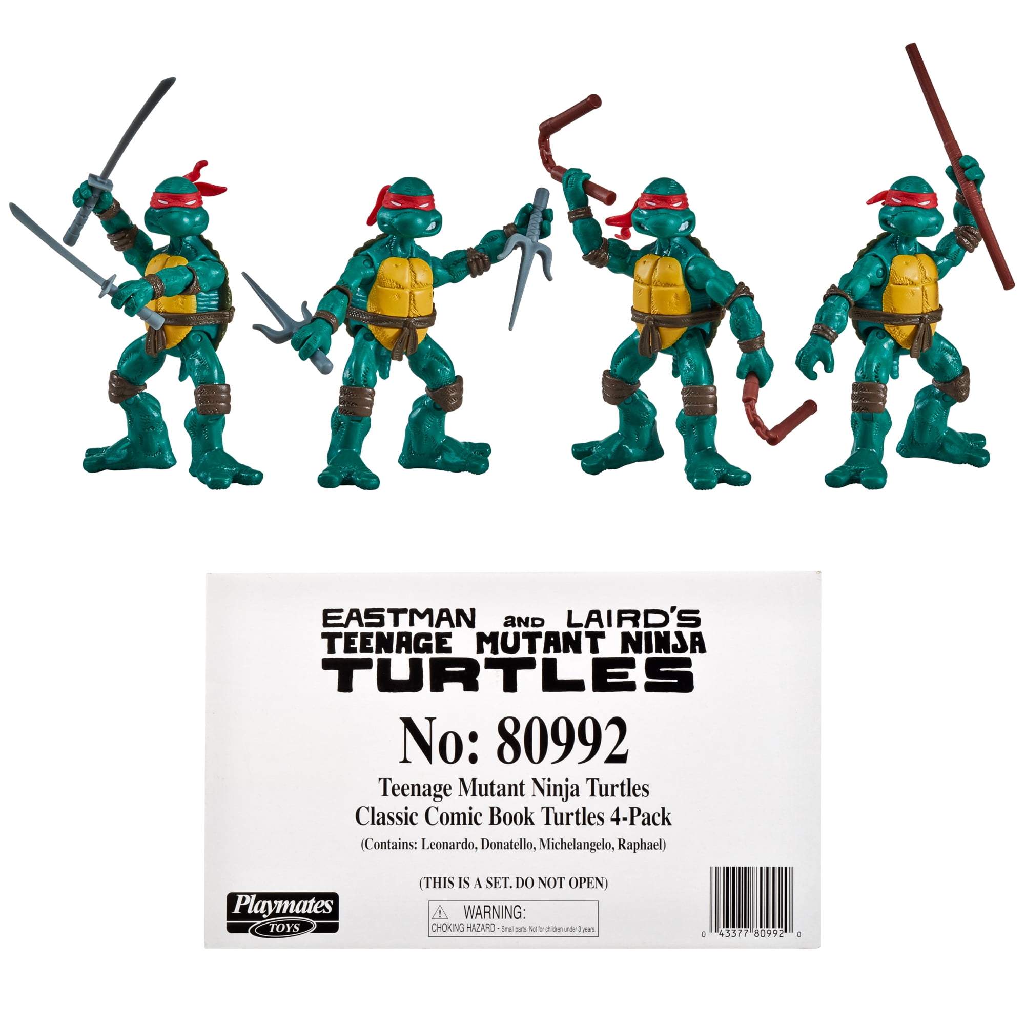 Teenage Mutant Ninja Turtles: 4” Comic Book Figure Bundle Teenage Mutant Ninja Turtles: 4” Comic Book Figure Bundle