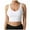 White, variant on Lindreshi Sports Bras for Women High Impact Women Yoga Solid Sleeveless Cold Shoulder Casual Tanks Blouse Tops Intimates