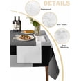 thumbnail image 2 of Black Grey Table Cloth, Middle Century Irregular Geo Abstract Art Waterproof Tablecloth for Rectangle Tables, Reusable Washable Fabric Table Cover for Restaurant Kitchen Dining Tables 52"x70", 2 of 6