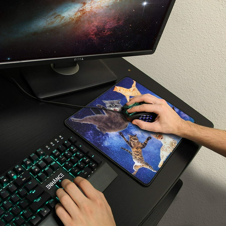 Mouse pad Aliens OVNI Planets Space - Mousepad E6930 com desenho animado  divertido para ela