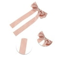 thumbnail image 3 of Unique Bargains 1 Pc Fashion Bow Ribbon French Barrette Hair Clips Hairdo Clip Pink, 3 of 5