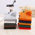 thumbnail image 6 of 6 Pairs Women Four Seasons Socks Solid Candy Color Sweat Deodorant Sweet Cotton Boat Socks, 6 of 28