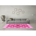 thumbnail image 3 of Ahgly Company Indoor Rectangle Oriental Pink Traditional Area Rugs, 8' x 10', 3 of 4