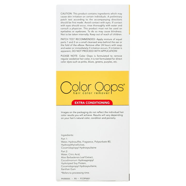 Color Oops Extra Strength Hair Color Remover, Bleach-Free Dye Corrector