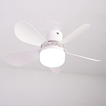 

Gbifzutdjp Fans Fan Light E27 Oval Fan Household Smart Ceiling Fan Light 30W 5 Fan Removable Bedroom Living Room