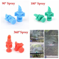 thumbnail image 2 of Aspersor de jardín atomizado, boquilla de pulverización de agua para césped de jardín en miniatura, refracción de 90/180/360 grados, utilizado para plantas y césped, 2 of 5