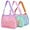 Blue+Pink+Light Green, variant on Beach Toy Mesh Beach Bag Kids Shell Collecting Bag Beach Sand Toy Seashell Bags Swimming Accessories for Boys and Girls(Only Bags,A Set of 3)