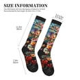 thumbnail image 2 of Compression Socks for Women and Men - Stained Glass Floral Cake Compression Socks Circulation for Workout, 2 of 8