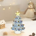 thumbnail image 4 of Crystal Christmas Tree Figurine Mini Artificial Glass Tree for Holiday Decor,Miniature Trees Tabletop Ornaments Centerpieces,Festival Gifts for Christmas Home Decor Craft Party(4PC-Dark Blue), 4 of 6