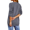 thumbnail image 3 of Chemise à Manches Longues à Imprimé Pissenlit pour Femmes avec Poches, 3 of 6