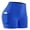 03# 4" 1Pack:Blue, variant on Womens Plus Size 8" High Waist Spandex Shorts Yoga Workout Biker Athletic Shorts with Pockets,Navy Blue,US Size 2XL