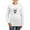 White, variant on - Pi Alpha Phi Black And White Crest Long Sleeve T Shirt - Women's Long Sleeve Graphic Casual T-Shirt