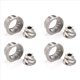 thumbnail image 1 of 4X Juego de Fresas Cónicas de Acero Inoxidable de Repuesto, Accesorios de Repuesto de 48 mm para Magic/Royal/Strato, 1 of 6