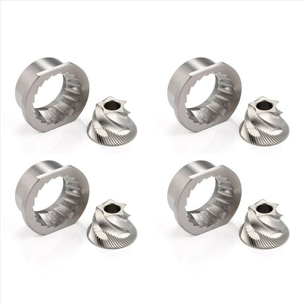 4X Juego de Fresas Cónicas de Acero Inoxidable de Repuesto, Accesorios de Repuesto de 48 mm para Magic/Royal/Strato