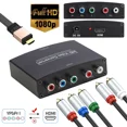 thumbnail image 3 of YPbPr Component to HDMI Converter Stereo Audio Video L/R 5RCA RGB Adapter 1080P, 3 of 7