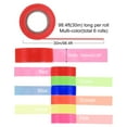 thumbnail image 2 of Unique Bargains PVC Flagging Tape 25mm x 30m/98.4ft Marking Tape Non-Adhesive Multi-color 6pcs, 2 of 7