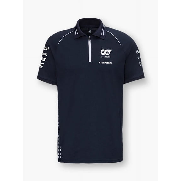 Scuderia AlphaTauri F1 2023 Men's Team Polo Shirt - Navy/White