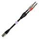 thumbnail image 1 of Cable para Audio SC137 6.3x2 Mono a 1 Cannon Macho XSS Bajo nivel de ruido, Negro, 1 of 3